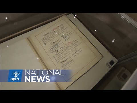 Original Treaty 11 document now on display in Yellowknife | APTN News