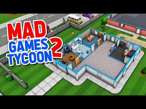Building my own GAME DEV COMPANY in MAD GAMES TYCOON 2