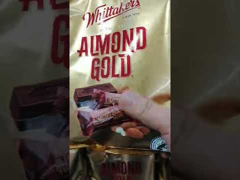 Whittaker's, ALMOND GOLD delicious CHOCOLATE #asmr #short #satisfying