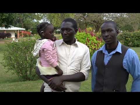 Sylvia age 3 hearing for the first time in Zambia humanitarian trip with @hearingthecall