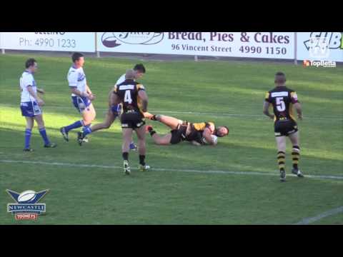 2016 Newcastle RL Round 10 - 1st Grade Highlights - Cessnock Goannas v Central Butcher Boys