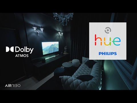 Home cinema Dolby Atmos - Demo Philips Hue Play HDMI Sync Box