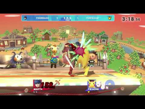 SOS13 Pools - FSG|MikeAG (Marth) vs PoW!|Ezreal (Pikachu)