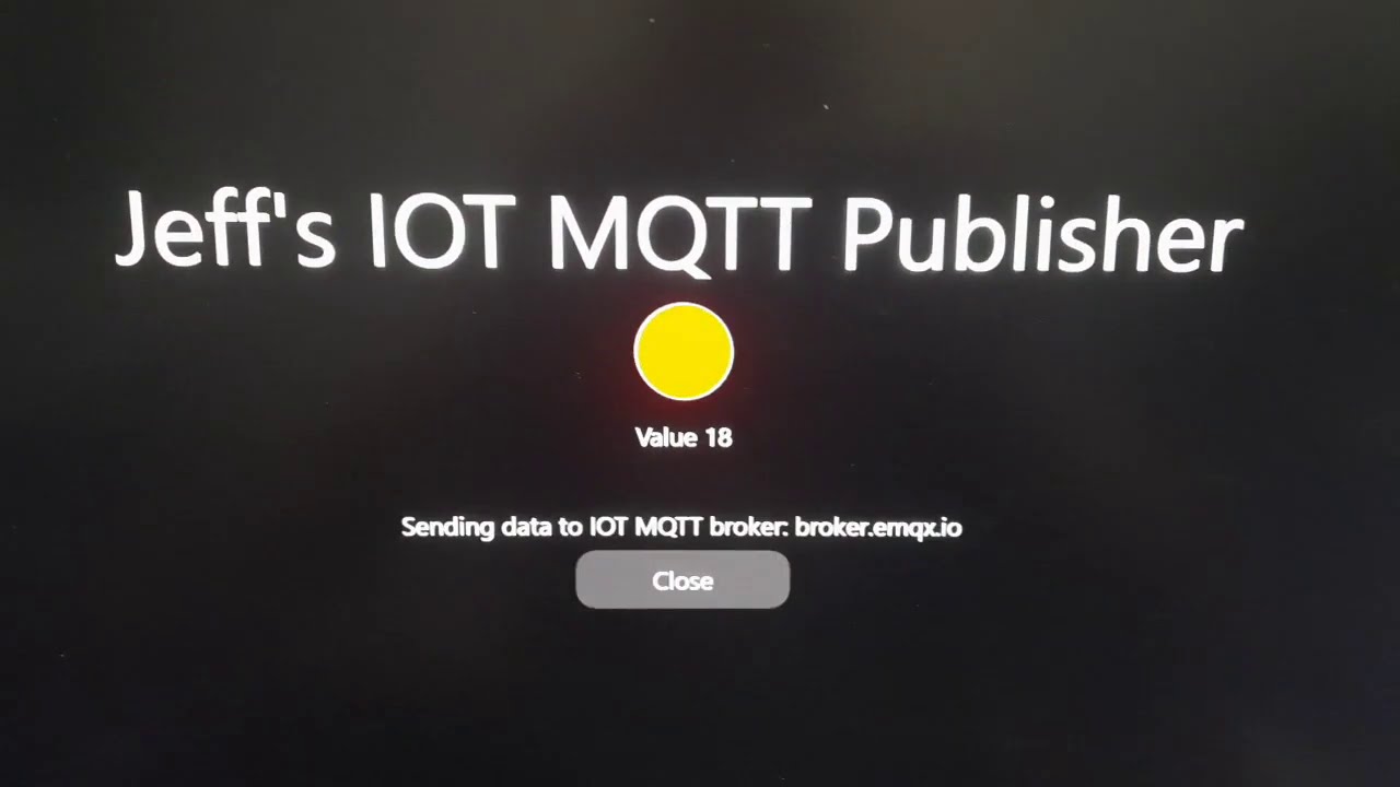 MQTT client implementation on Windows 10 IOT Core on Raspberry Pi 3 using C#, XAML and UWP