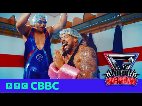 Nerves of STEEL in the Water Challenge 💦 | Gladiators Epic Pranks | CBBC #Gladiators