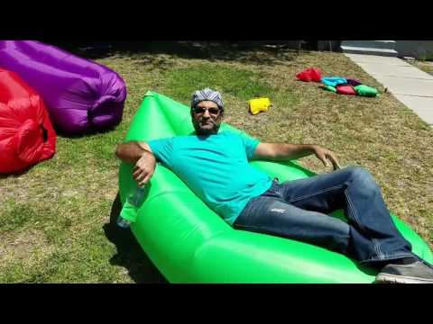 How to use inflatable Hangout Sofa + New Features + Extra Tips on how to inflate and repair