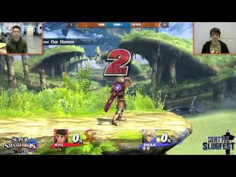 Seattle Slugfest 2: DAMN (Ryu) VS Taethen (Little Mac, Shulk) - Winners Quarters - Smash 4