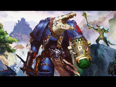 KROXIGOR SPACE MARINES - Nakai and the Sacred Crocodile Rush - Total War Warhammer 2