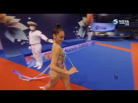 Natalia Garcia Ribbon All-around European Championships Varna 2021