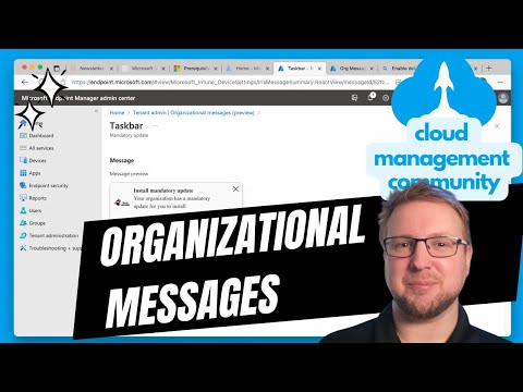 Intune - Organizational Messages For Windows 11 | Taskbar ...