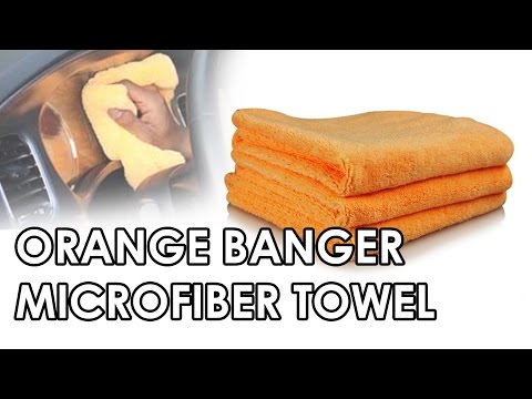 Orange Banger Extra Think Microfiber Towel - Chemical Guys Car Care