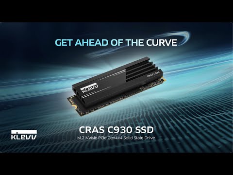 KLEVV CRAS C930 M.2 PCIe 4.0 SSD – Get Ahead of the Curve (featuring Flat-fin Designed Heatsink)(KR)