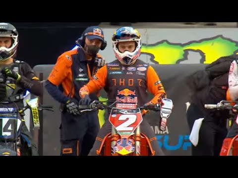 AMA 2021 スーパークロス第16戦 ソルトレイクシティ1 450SXハイライト動画