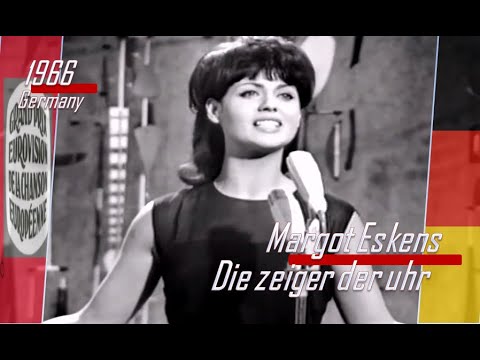 eurovision 1966 Germany 🇩🇪 Margot Eskens - Die zeiger der uhr ᴴᴰ