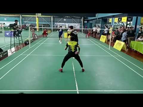 Badminton MAXX JEBAT Melaka Men's Double SemiPro- Sufyuddin / Chun Hou Vs Irwan Zekry / Tan Kok Xian