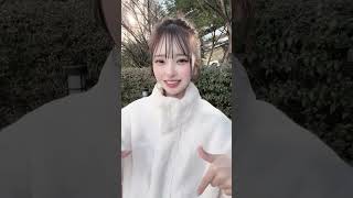 ふわふわホワイト❤️#美人 #美女 #可愛い #フリース #tiktok #shortvideo #shorts