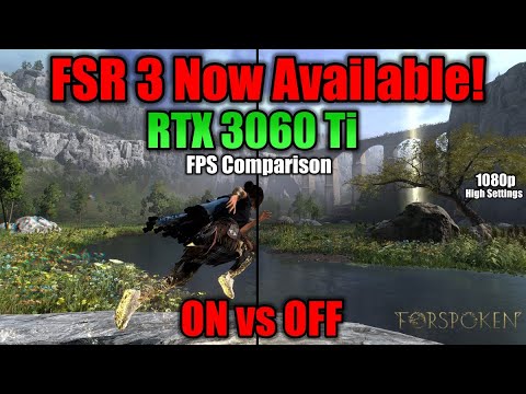 FSR 3 Frame Generation ON vs OFF on the RTX 3060 Ti (FPS Comparison)