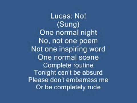 One Normal Night Lyrics