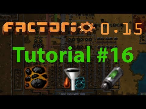 Factorio Tutorial #16 - Rocket fuel from coal liquefaction
