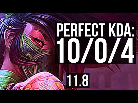 AKALI vs TWISTED FATE (MID) | 10/0/4, Rank 7 Akali, Legendary | NA Challenger | v11.8