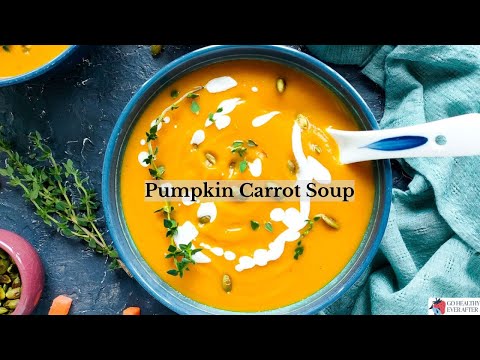 Pumpkin Carrot Soup with Ginger (Recipe Video)