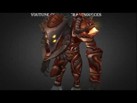 Worgen Warrior Tier 4 armor set - T4 - Warbringer Battlegear / Armor