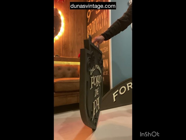 Vídeo relacionado con Femer Cartel de chapa con diseño de instrumento de viento, 12 x 18 cm, 2 carteles decorativos