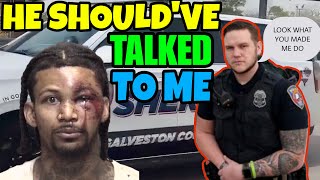 Flat Tire Leads to Cop Seriously Hurting a Man for Refusing to Talk & Walking Away
