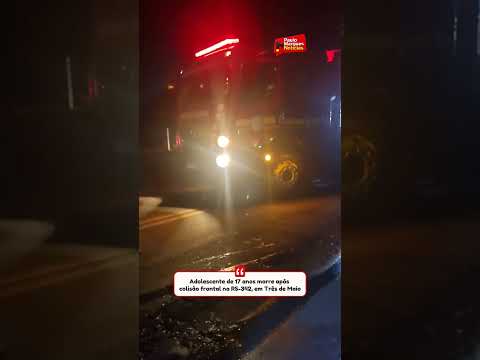 Adolescente de 16 anos morre após colisão frontal na RS-342, em Três de Maio