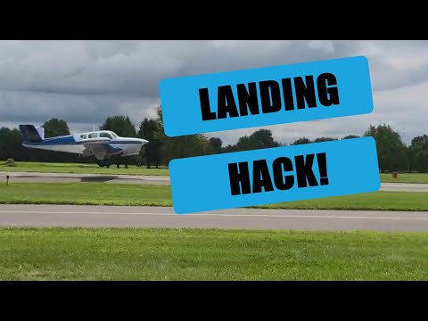 WATCH THIS for a quick tip for SMOOTHER LANDINGS! Works in any airplane!!!