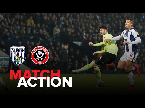 West Brom 0-1 Blades - match action