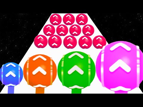 Level Up Balls vs Bump Merge 2048 - All Level Gameplay (NOOB vs PRO vs HACKER) New Update