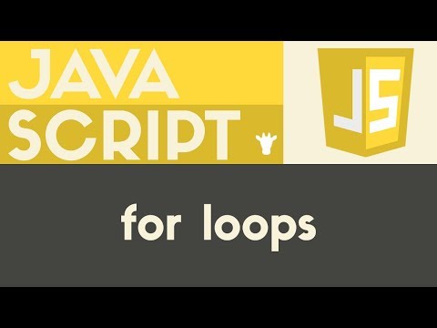 For Loops | Javascript | Tutorial 23