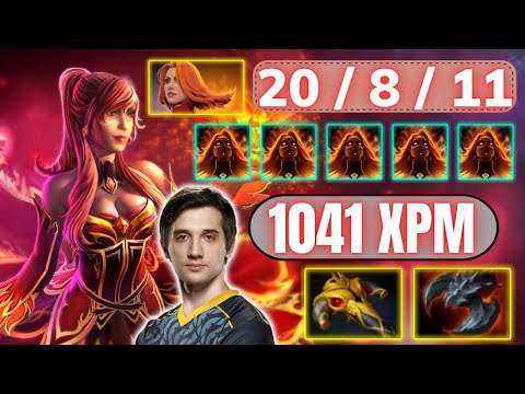 🔥 ARTEEZY Lina Hard Carry 20 KILLS 🔥 1041 XPM 30K Net Worth - Dota 2