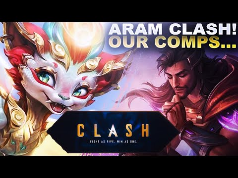 WE DIDN'T GET GREAT COMPS... ARAM CLASH! | League of Legends