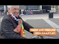 Songfestivalfan Stien (77) mag niet naar binnen omdat ze te oud is
