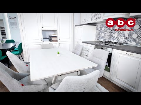 Masa Living Extensibila Blat Ceramic Bej DTM0107 1