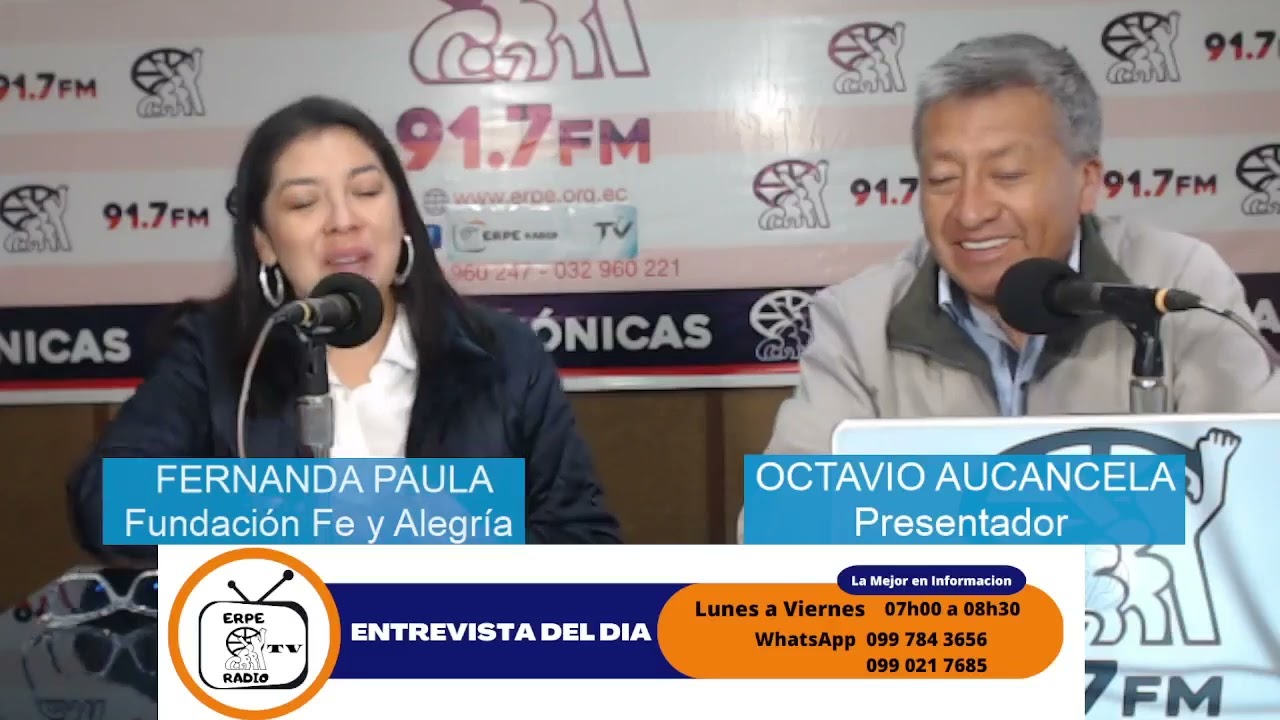 Entrevista el día ERPE Radio TV