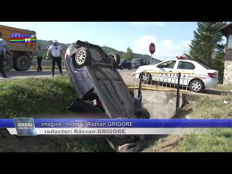 Jurnal MUSCEL TV 13.09.2021 Mașină răsturnată la Mihăești