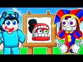 Roblox Speed Draw With Pomni and Caine (The Amazing Digital Circus) With Crazy Fan Girl!