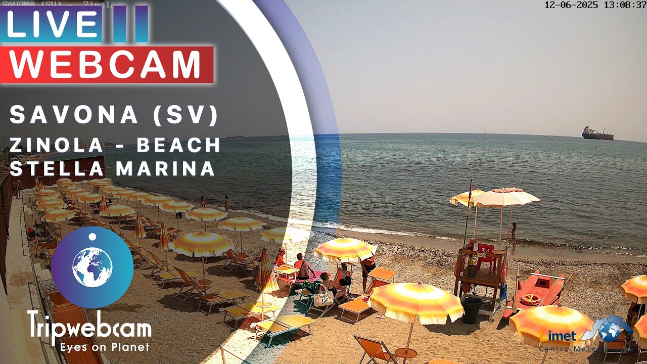 Live webcam view of Zinola Beach Live Cam