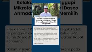 Kelakar Jokowi Tanggapi Mikrofon Bocor Sufmi Dasco Ahmad: Saya Lebih Memilih Hidup Sehat