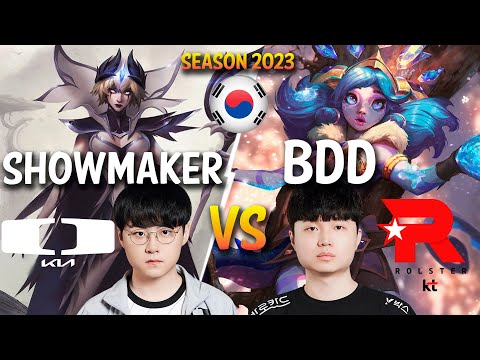 DK Showmaker vs KT BDD - Showmaker LEBLANC vs BDD NEEKO Mid - Patch 13.24 KR Ranked