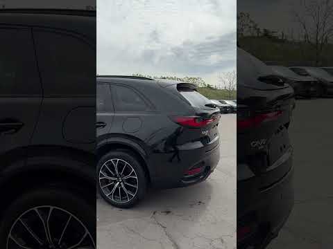 2025 Mazda CX-70 PHEV GT AWD in Black for sale at Forbes Waterloo Mazda in Waterloo, ON