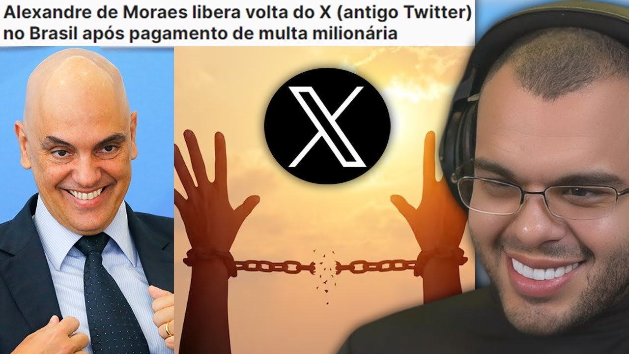 MORAES DESBLOQUEIA TWITTER E AGORA ESTÁ OFICIALMENTE NO AR