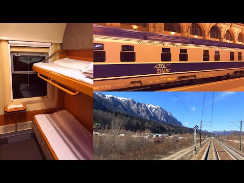 EuroNight Train Dacia Vienna - Bucharest in Romanian Sleeping Car