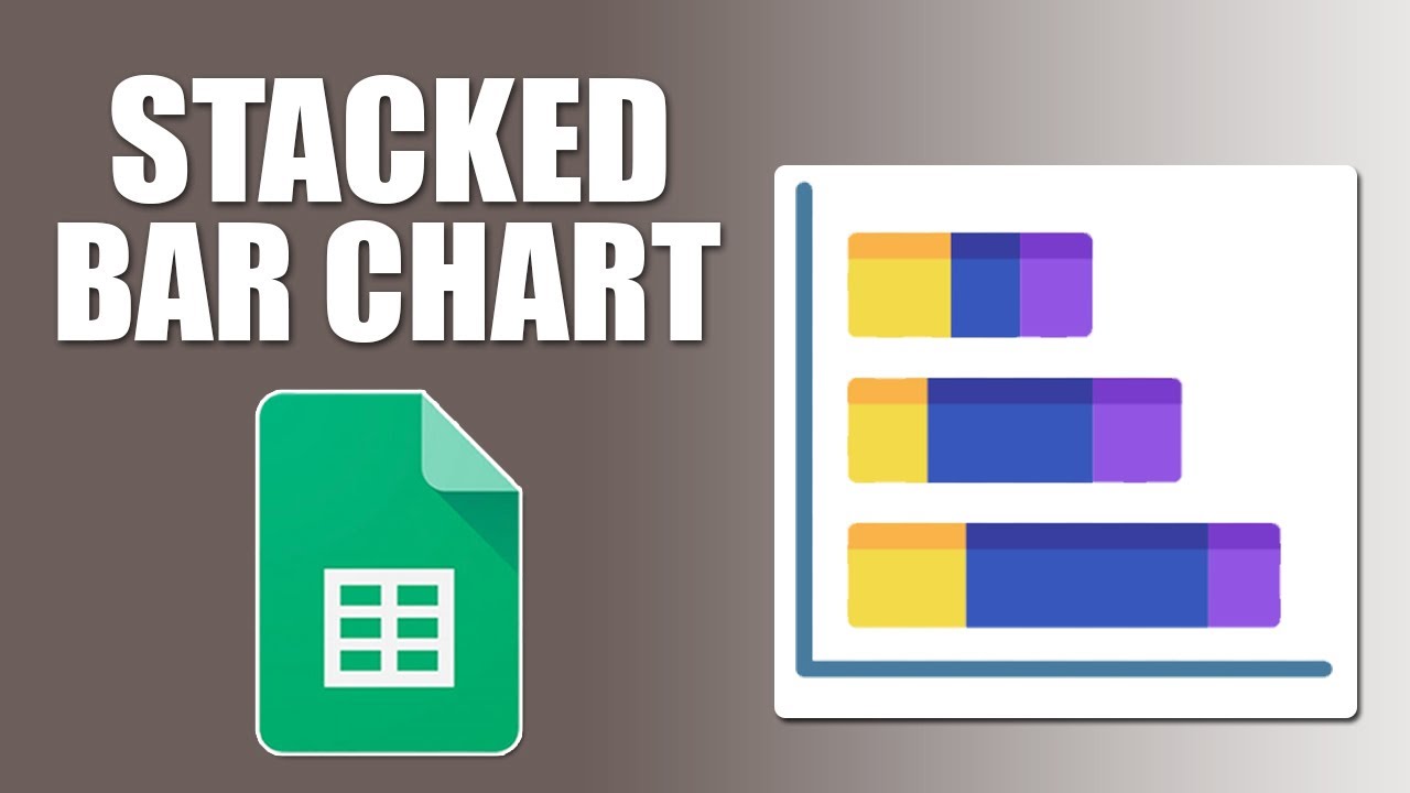 How to insert stacked bar chart in google sheets