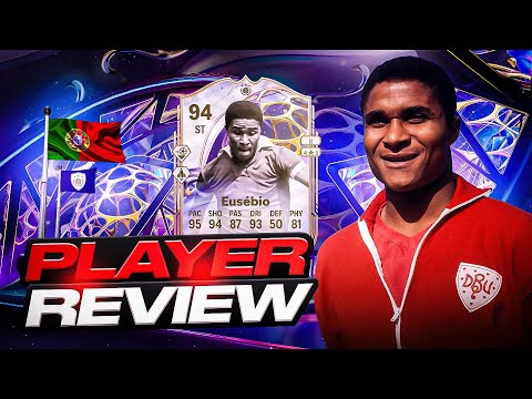 94 FUTURE STARS ICON EUSÉBIO PLAYER REVIEW - EA FC 26 ULTIMATE TEAM