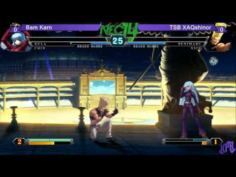 NEC 14 KOF XIII BAM Karn vs XAQshinor