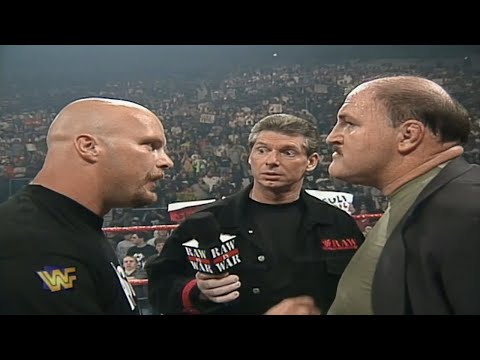 Sgt Slaughter: Stone Cold Steve Austin, I Want The Chance To Go Against You, Stunner Against Cobra Clutch